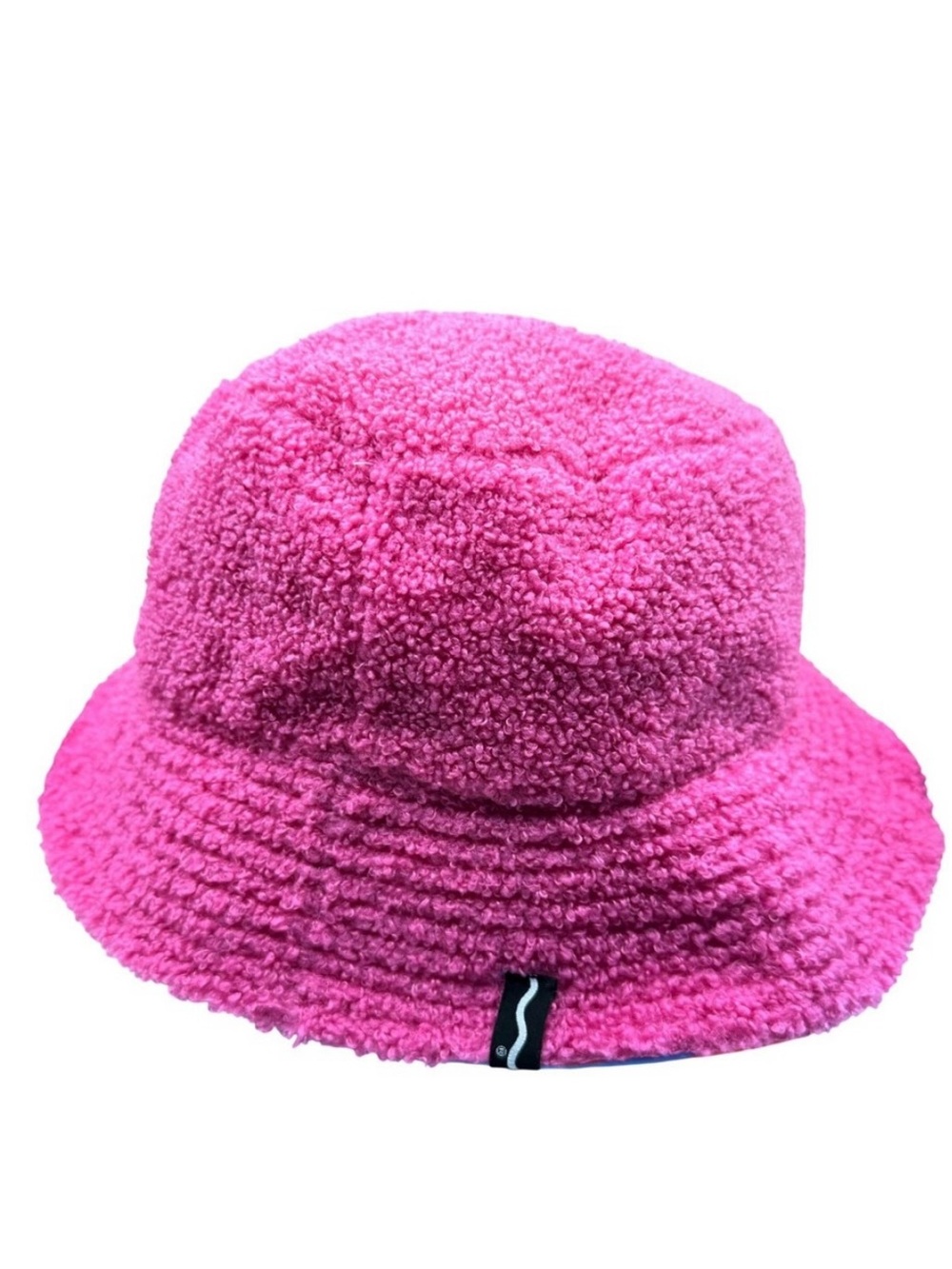 Crayola Reversible Pink Plush and Patchwork Quilted Bucket Hat .